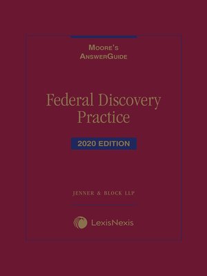 cover image of Moore's AnswerGuide: Federal Discovery Practice